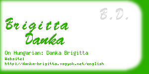 brigitta danka business card